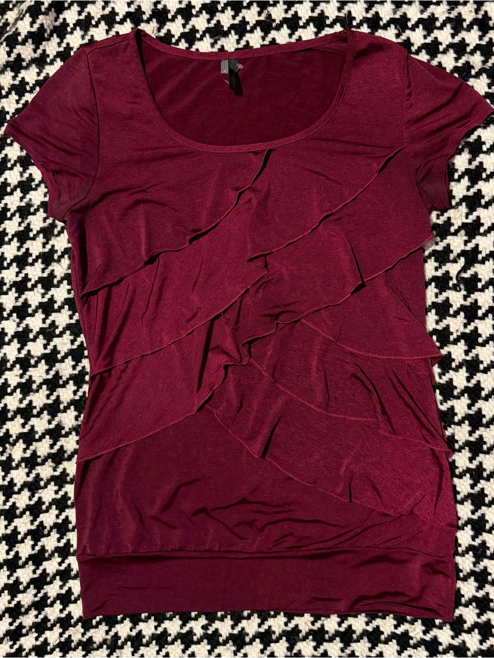 Y2K ruffle top